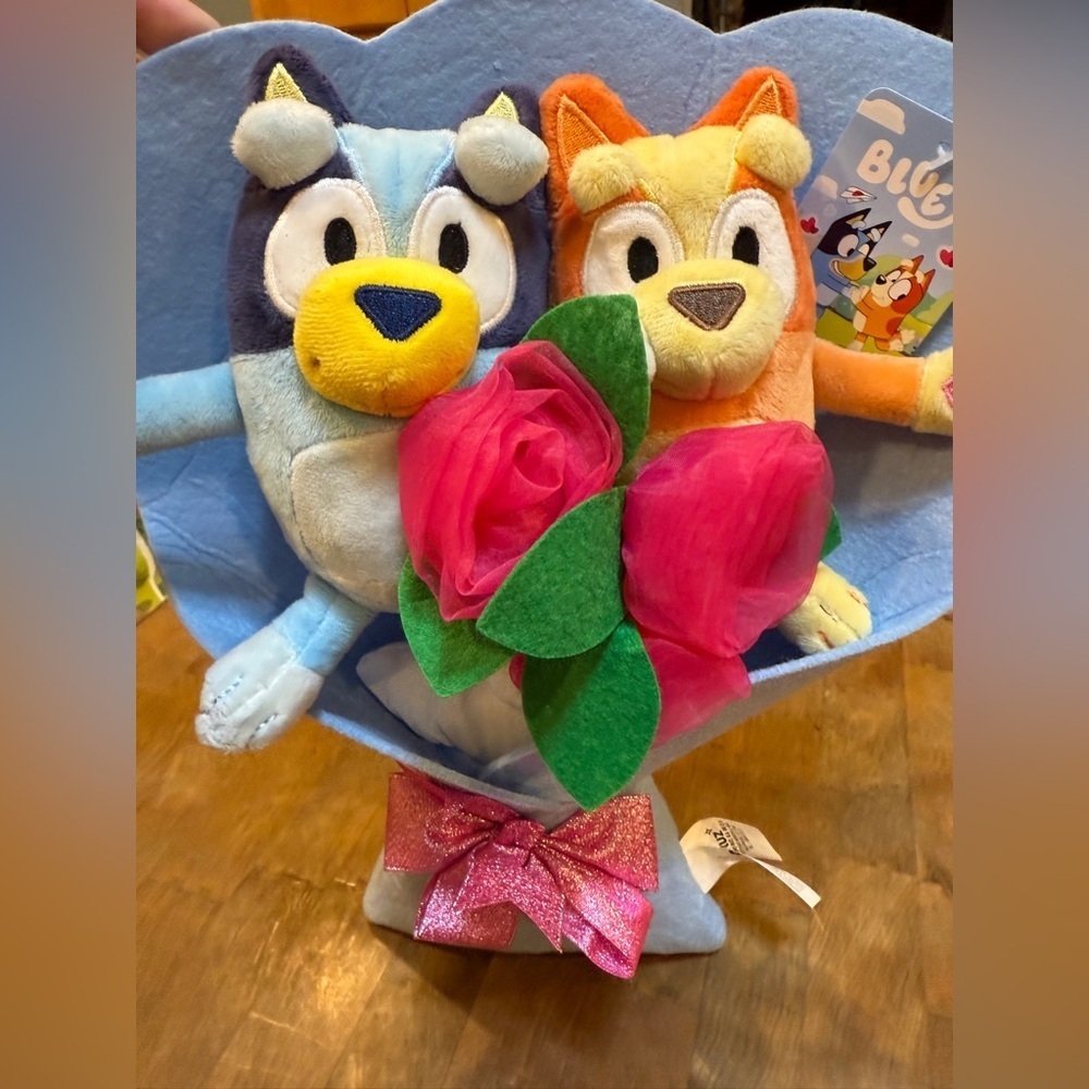 Bluey and Bingo Plush Toy Bouquet
